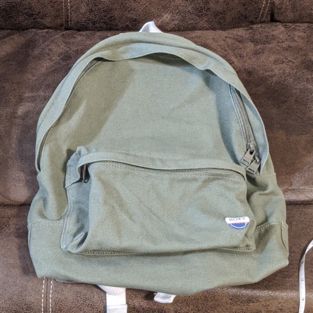 Roxy Army green backpack